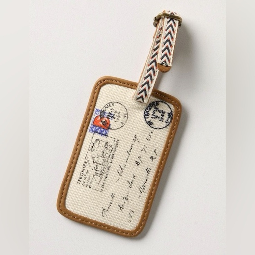 NWOT Moulinette Soeurs’ Airmail Luggage Tag